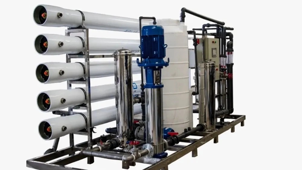 Design and construction of an industrial desalination system in Qom